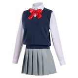 Anime 2.5 Dimensional Seduction(2024) Ririsa Amano JK Robe Uniforme Scolaire Cosplay Costume