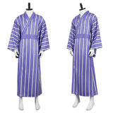 Anime Kaiju No.8 Soshiro Hoshina Yukata Kimono Violet Cosplay Costume