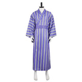 Anime Kaiju No.8 Soshiro Hoshina Yukata Kimono Violet Cosplay Costume