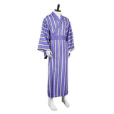 Anime Kaiju No.8 Soshiro Hoshina Yukata Kimono Violet Cosplay Costume