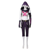 Arcane: League of Legends Saison 2(2024) Jinx Tenue avec Chapeau Cosplay Costume