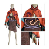 Avatar: De Feu et de Cendres(2025) Peylak Tenue Orange Cosplay Costume