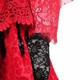 Beetlejuice Le Musical Lydia Deetz Robe Rouge Cosplay Costume