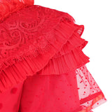 Beetlejuice Le Musical Lydia Deetz Robe Rouge Cosplay Costume