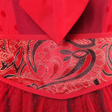 Beetlejuice Le Musical Lydia Deetz Robe Rouge Cosplay Costume