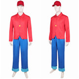 Benjamin l'Éléphant Benjamin Tenue Rouge et Bleue Cosplay Costume