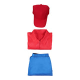 Benjamin l'Éléphant Benjamin Tenue Rouge et Bleue Cosplay Costume
