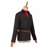 Black Phone 2(2025) The Grabber Hauts Noir et Rouge+Ceinture Marron Cosplay Costume