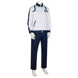Blue Lock(2026) Isagi Yoichi Tenue de Sport Bleue et Blanche Cosplay Costume