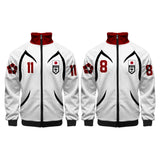 Blue Lock Isagi Yoichi/Bachira Meguru Sweat-shirt Blanc Costume