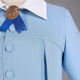 CCS Sakura Kinomoto Robe Bleue et Blanche Cosplay Costume