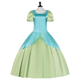 Cendrillon Robe Bleue et Verte Cosplay Costume