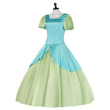 Cendrillon Robe Bleue et Verte Cosplay Costume