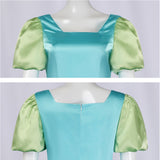 Cendrillon Robe Bleue et Verte Cosplay Costume