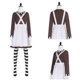 Charlie et la Chocolaterie Willy Wonka Robe Marron et Rose Cosplay Costume