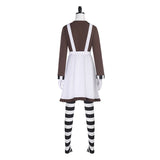 Charlie et la Chocolaterie Willy Wonka Robe Marron et Rose Cosplay Costume