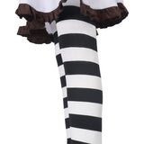 Charlie et la Chocolaterie Willy Wonka Robe Marron et Rose Cosplay Costume