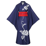 Cosmic Princess Kaguya(2026) Kaguya Kimono Bleu Cosplay Costume