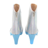 Cosplay Accessoire Ashe Overwatch Jeu Cosplay Chaussures Argentées Femme