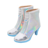 Cosplay Accessoire Ashe Overwatch Jeu Cosplay Chaussures Argentées Femme