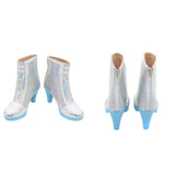 Cosplay Accessoire Ashe Overwatch Jeu Cosplay Chaussures Argentées Femme