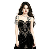 Cosplay Accessorie Nikki Obsession(2026) Film Cosplay Tatouages ​​Temporaires Noirs Femme