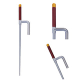 Cosplay Accessorie Smoker One Piece Live Action 2(2026) TV Cosplay Bâton Télescopique Argenté Homme