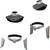 Cosplay Accessories Koriand'r Teen Titans TV Cosplay Châle+Protège-Poignets+Ceinture