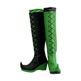 Cosplay Chaussures Jester The Freak Circus Jeu Cosplay Chaussures Vertes et Noires Homme