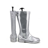 Cosplay Chaussures Masked Rider TV Chaussures Argentées Homme