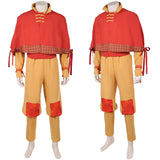Cosplay Costume Aang Avatar: The Last Airbender 2(2026) TV Cosplay Tenue Orange et Jaune Homme