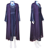 Cosplay Costume Agatha Harkness Wanda Vision TV Cosplay Robe Violette Femme