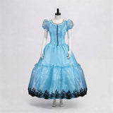 Cosplay Costume Alice Alice au Pays des Merveilles Film Cosplay Robe Bleue Femme