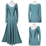 Cosplay Costume Alicent Hightower House of The Dragon 3(2026) TV Cosplay Robe Bleu-vert Femme