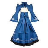 Cosplay Costume Altria Pendragon Fate Grand Order Jeu Cosplay Robe Bleue Femme