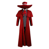 Cosplay Costume Alucard Herushingu Anime Cosplay Tenue Rouge Homme