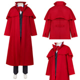 Cosplay Costume Alucard Herushingu Anime Cosplay Tenue Rouge Homme