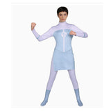 Cosplay Costume Anissa Invincible 4(2026) TV Cosplay Combinaison Bleue Femme