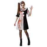 Cosplay Costume Art The Clown Terrifier 4(2026) Film Cosplay Robe Blanche et Noire Femme