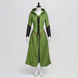 Cosplay Costume Arwen The Lord of the Rings: The Rings of Power Saison 3(2026) TV Cosplay Robe Verte Femme