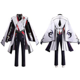 Cosplay Costume Ashveil Honkai: Star Rail Jeu Cosplay Tenue Blanche et Noire Homme