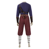 Cosplay Costume Avatar: The Last Airbender Saison 2(2026) TV Cosplay Tenue Violette et Marron Homme