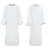 Cosplay Costume Aziraphale Good Omens 3(2026) TV Cosplay Robe Blanche Homme