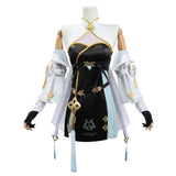 Cosplay Costume Baizhi Wuthering Waves Jeu Cosplay Tenue Noire Femme