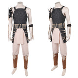 Cosplay Costume Baraka Mortal Kombat 2(2026) Film Cosplay Tenue Noire et Beige Homme