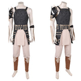 Cosplay Costume Baraka Mortal Kombat 2(2026) Film Cosplay Tenue Noire et Beige Homme