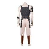 Cosplay Costume Baraka Mortal Kombat 2(2026) Film Cosplay Tenue Noire et Beige Homme