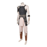 Cosplay Costume Baraka Mortal Kombat 2(2026) Film Cosplay Tenue Noire et Beige Homme