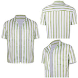 Cosplay Costume Bear Baron Bailey Obsession Film Cosplay Chemise Verte Homme