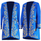 Cosplay Costume Beast La Belle et la Bête Film Cosplay Veste Bleue Homme